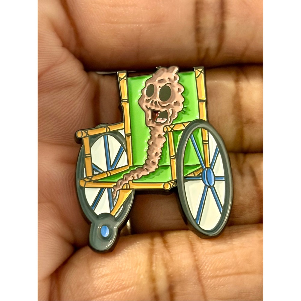 Chocolate Lady Enamel Pin Wheelchair Grandma Meme Accessory